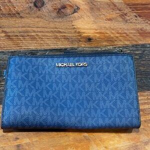 Michael Kors Navy Logo Wallet